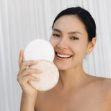 Silk Oil of Morocco - Microfibre Re-useable Makeup Remover Pads (2PK White & Cream), view 3