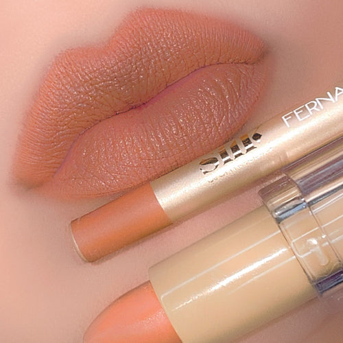 Silk Oil of Morocco Silk x Fernando Lip Kit - Nude 4 - Mid Tone Nude - Value Pack