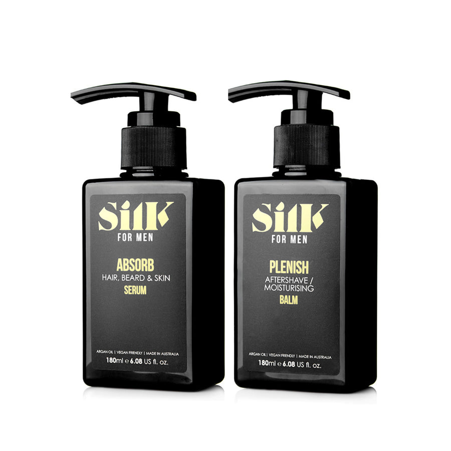 Silk Oil of Morocco Silk for Men - Argan Smooth & Soothe Duo