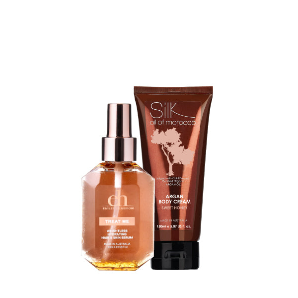 Silk Oil of Morocco - Sweet Honey Argan Skin Duo