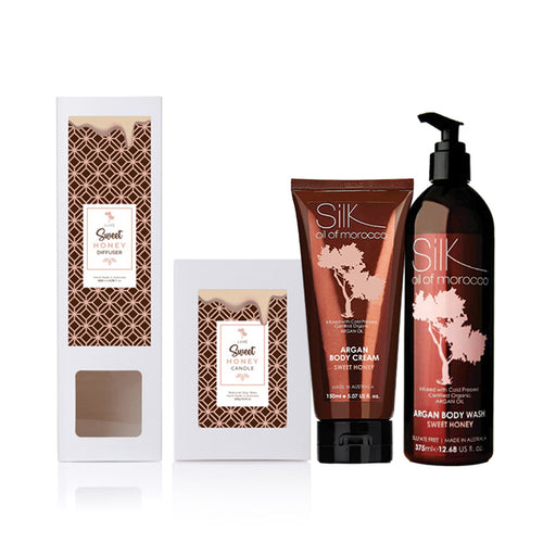 Silk Oil of Morocco - Sweet Honey Dream Team Value Pack