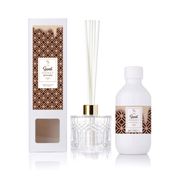 Silk Oil of Morocco - Sweet Honey Elegance Diffuser Duo