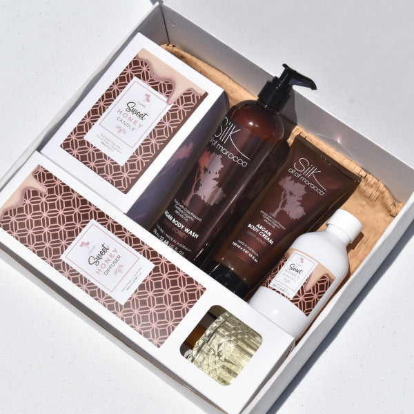Silk Oil of Morocco - Sweet Honey Luxe Gift Hamper