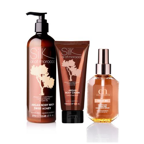 Silk Oil of Morocco - Sweet Honey Silky Skin Trio