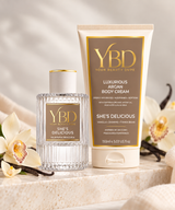 Your Beauty Dupe x Silk Oil of Morocco - The Indulgence Duo - She's Delicious - Inspired by Kayali Vanilla 28, view 2
