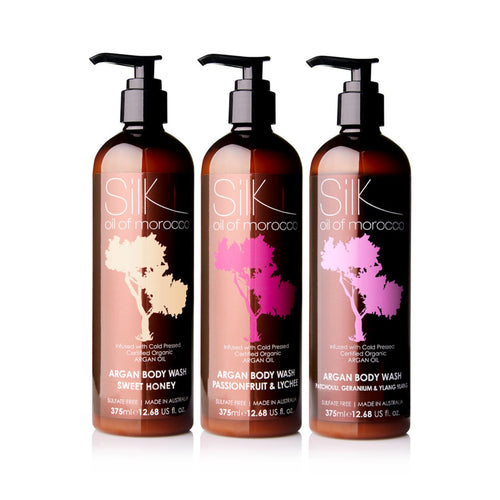 Silk Oil of Morocco - Triple Threat Body Wash Trio