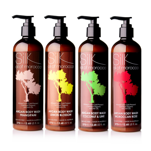 Silk Oil of Morocco - Living Luxury Argan Oil Body Wash Collection
