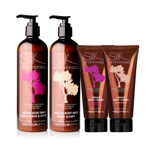 Silk Oil of Morocco - Ultimate Luxe Argan Body Wash Collection