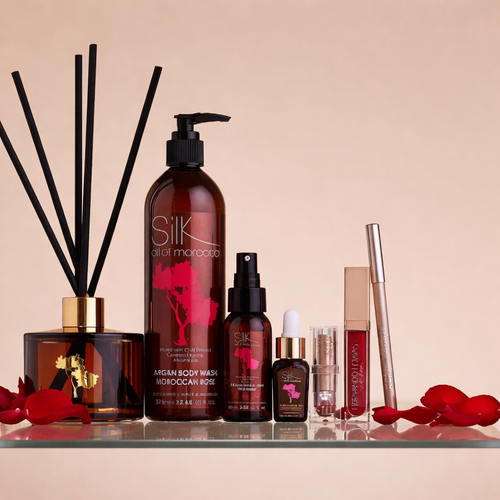 Silk Oil of Morocco - A Box of Roses Beauty Hamper