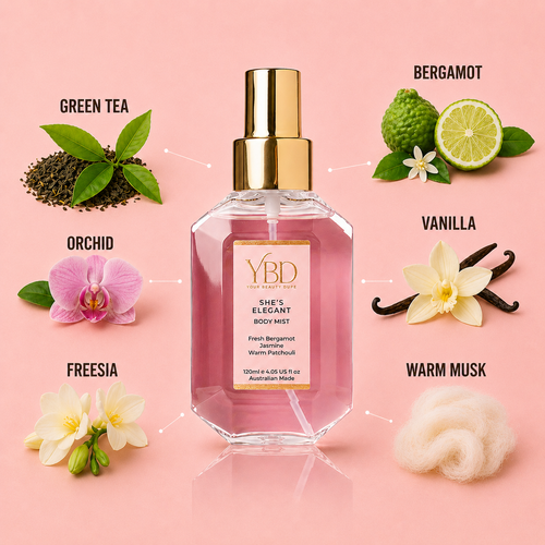 Silk Oil of Morocco Your Beauty Dupe - She's Elegant Body Mist - Inspired by Viktor & Rolf Flowerbomb