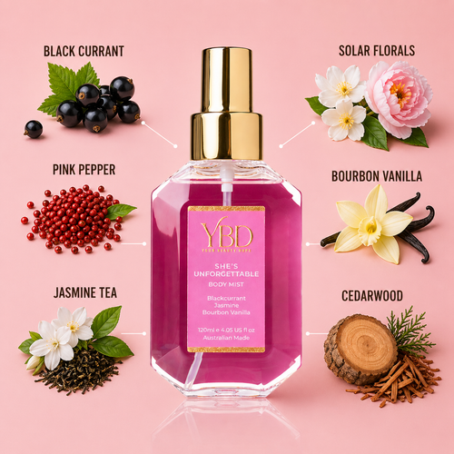 Silk Oil of Morocco Your Beauty Dupe - She's Unforgettable Body Mist - Inspired by Valentino Born In Roma
