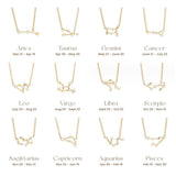 Silk Oil of Morocco - Zodiac Constellation Necklace, view 2