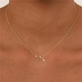 Silk Oil of Morocco - Zodiac Constellation Necklace, view 4
