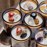 Silk Oil of Morocco - Zodiac Sign Crystal Candle, view 2