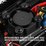 Stirlingkit 1/10 2.4Ghz 4WD Brushless RC High-speed Electric Off-road Racing Car 80KM/H, view 6