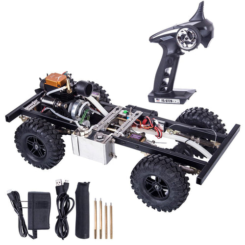 Stirlingkit 1:10 Fuel Model Car Set (Frame + TOYAN FS-S100A Methanol Engine + Toyan Engine Parts + Remote Controller)
