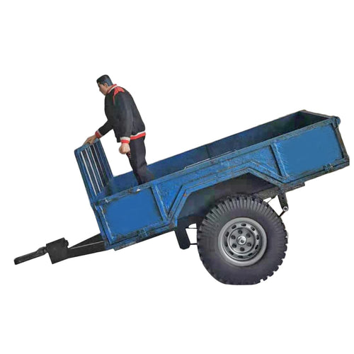 Stirlingkit 1/10 Trailer Mover Towing Carriage Truck for RC Tractor Model