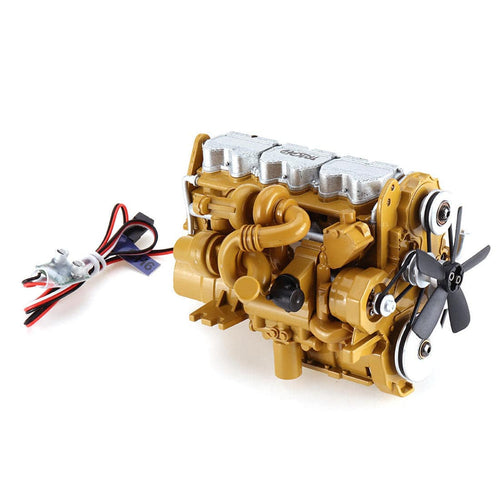 Stirlingkit 1/12 Zinc Alloy Diesel Engine Carburetor HG 6ASS-P01 for HG-P602 RC Car Vehicles Model