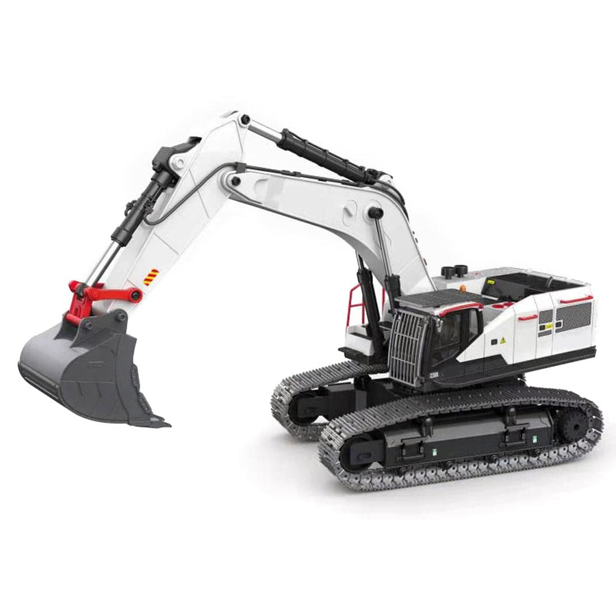Stirlingkit 1/14 2.4G 22CH Alloy RC Excavator Construction Vehicles Toys with LED Light & Sound & Battery