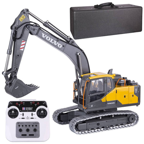 Stirlingkit 1/14 2.4G  RTR Metal Remote Control Excavator RC Engineering Construction Truck Vehicle - Electric Cylinder Version
