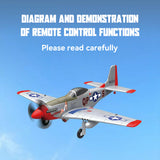 Stirlingkit 1/16 Scale Composite ARF Model Aircraft RC P-51D RTF 685mm Wingspan RC Fixed Wing Aircraft, view 2