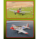 Stirlingkit 1/16 Scale Composite ARF Model Aircraft RC P-51D RTF 685mm Wingspan RC Fixed Wing Aircraft, view 6