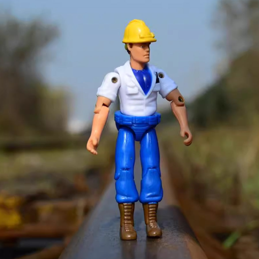 Stirlingkit 1/18 Scale 10cm Engineer Worker Action Man Figure