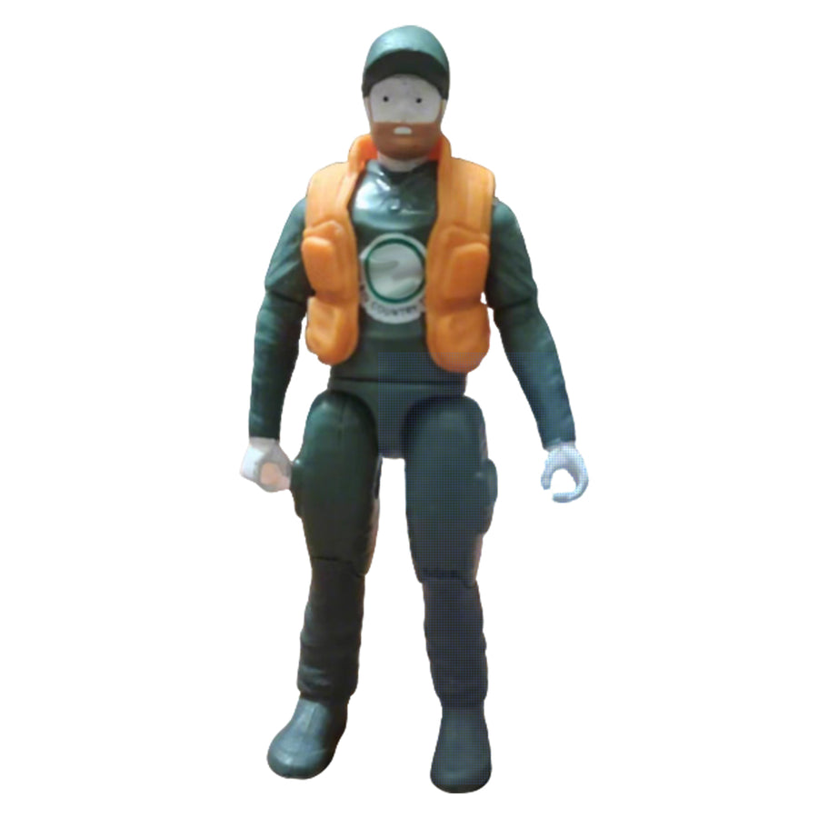 Stirlingkit 1/18 Scale 3.5-Inch figure Action Man Garage Biker with Movable Joint