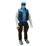 Stirlingkit 1/18 Scale 3.5-Inch figure Action Man Garage Biker with Movable Joint, view 4