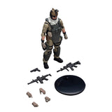Stirlingkit 1/18 Scale Modern Special Forces Pilot Figure Soldier for FLISHRC FL500 Large Scale 500 Size RC Helicopter, view 5