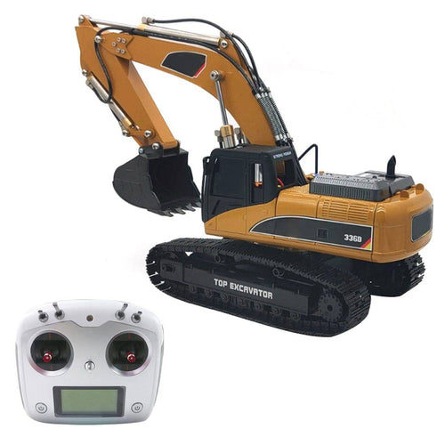 Stirlingkit 1/182.4G Metal Simulation Hydraulic  RC Excavator Construction Machinery Construction Model - RTR