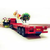 Stirlingkit 1/24 2.4G RC Simulation Tow Truck Detachable Flatbed Semi Trailer Engineering Tractor Truck Model RTR, view 4