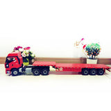 Stirlingkit 1/24 2.4G RC Simulation Tow Truck Detachable Flatbed Semi Trailer Engineering Tractor Truck Model RTR, view 6