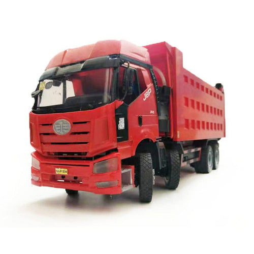 Stirlingkit 1/24 Hydraulic RC Truck 2.4G Full Scale Simulation 4 Front 8 Back Dump Truck Heavy Truck Engineer Machine Model RTR