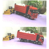 Stirlingkit 1/24 Hydraulic RC Truck 2.4G Full Scale Simulation 4 Front 8 Back Dump Truck Heavy Truck Engineer Machine Model RTR, view 5