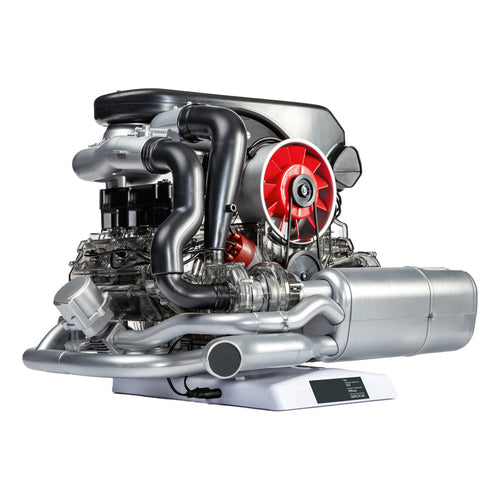 Stirlingkit 1/3 Scale DIY Flat-six Engine Model Building kits Build Your Own Functional Horizontally Opposed-six Cylinder Engine with Working Turbocharger