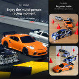 Stirlingkit 1/43 Scale 2.4G RC Drift Car 4WD 15km/h Mini Racing Car Model with Lights Kit, view 4