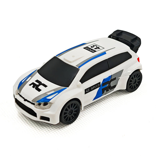 Stirlingkit 1/43 Scale Mini RC Car 2.4G Full-Proportional LED Remote Control 4WD Drift Racing Car