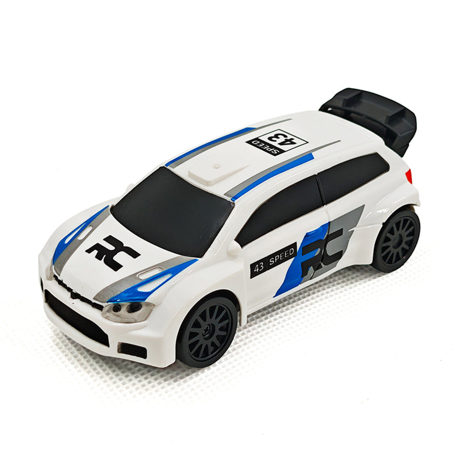 Stirlingkit 1/43 Scale Mini RC Car 2.4G Full-Proportional LED Remote Control 4WD Drift Racing Car