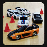 Stirlingkit 1/43 Scale Mini RC Car 2.4G Full-Proportional LED Remote Control 4WD Drift Racing Car, view 2