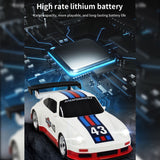 Stirlingkit 1/43 Scale Mini RC Car 2.4G Full-Proportional LED Remote Control 4WD Drift Racing Car, view 5