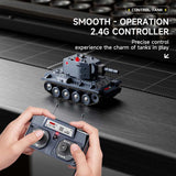 Stirlingkit 1/64 Super Mini RC Battle Tank IR Combat Rotating Turret Toy, view 5