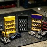 Stirlingkit 1/64 Tuner Garage Miniature Coilover Display Racks – Realistic Suspension Storage Stands (3-Pack), view 2