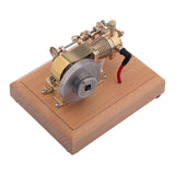 Stirlingkit 1.6cc Miniature Horizontal 4 Stroke Single Cylinder Gas Engine IC Engine Model with Speed Limiter M20, view 2