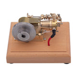 Stirlingkit 1.6cc Miniature Horizontal 4 Stroke Single Cylinder Gas Engine IC Engine Model with Speed Limiter M20, view 3