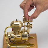 Stirlingkit 1.6cc Miniature Vertical OHV Motorcycle Model Engine Single-cylinder Four-stroke Internal Combustion Engine Model R27, view 5