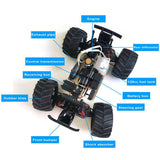 Stirlingkit 1/8 2.4G Gasoline RC Car Off-road Model 60KM/H with Two-stage Gearbox RTR, view 3