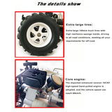 Stirlingkit 1/8 2.4G Gasoline RC Car Off-road Model 60KM/H with Two-stage Gearbox RTR, view 4