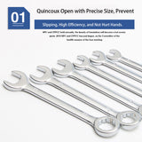 Stirlingkit 10-in-1 Mini Cr-V Wrench Set for Model Engine Enthusiasts Builder Repair Tools, view 2
