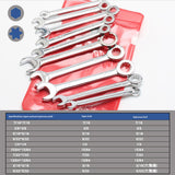 Stirlingkit 10-in-1 Mini Cr-V Wrench Set for Model Engine Enthusiasts Builder Repair Tools, view 6